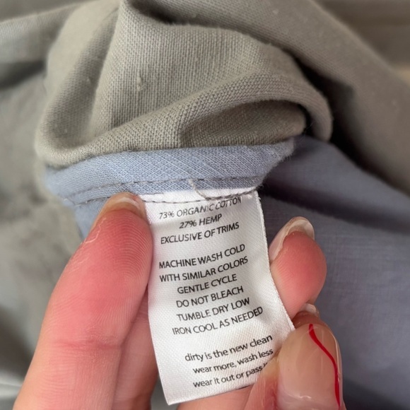 Toad&Co | Women's FyreFly Organic Cotton Hemp Blend Button Front Jacket Size XL - Picture 6 of 8